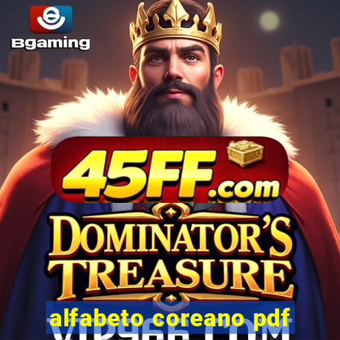 alfabeto coreano pdf